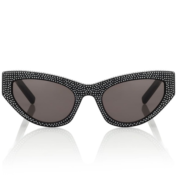 YSL CRYSTAL Cateye Sunglasses 💎 JUST SHARING 😊😍 - Picture 4 of 10